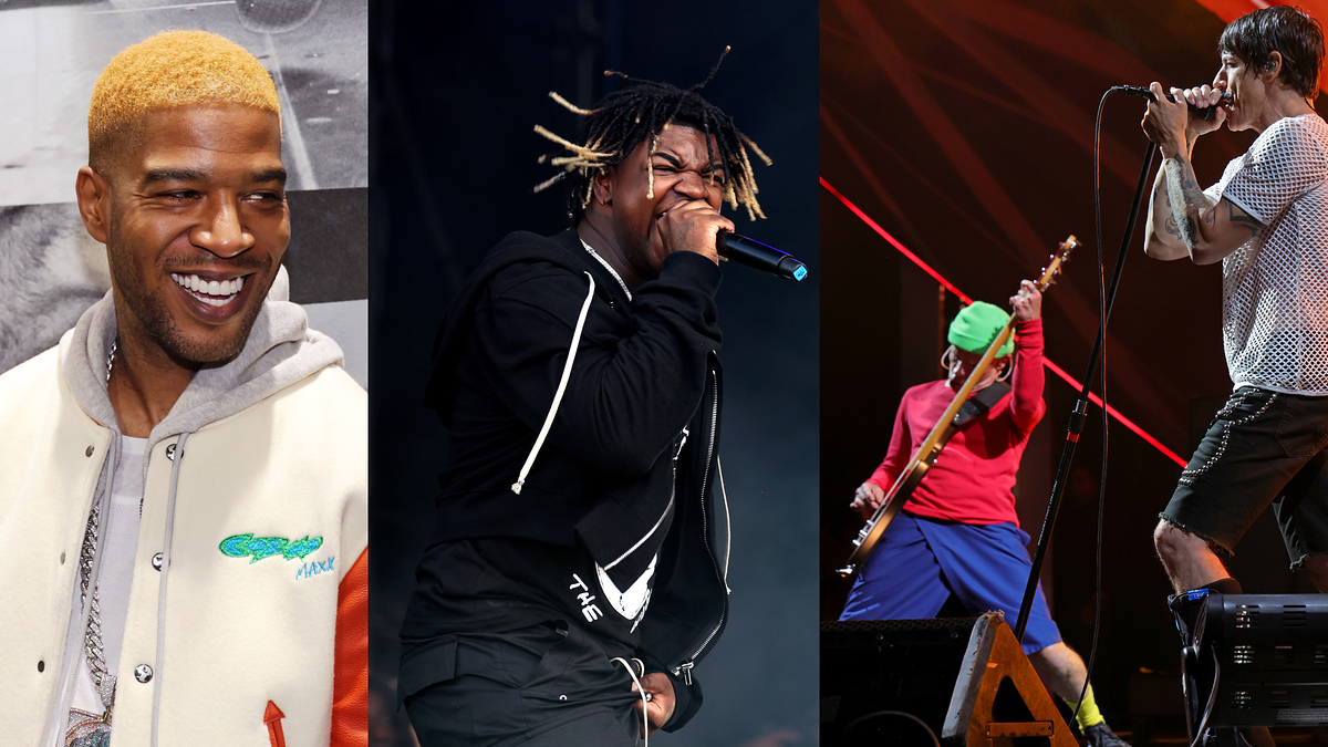 kid cudi ken carson and red hot chili peppers pictured