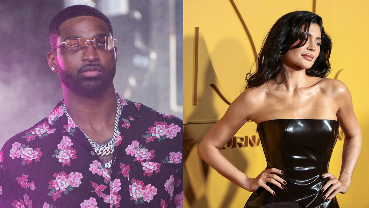 tristan thompson and kylie jenner at events
