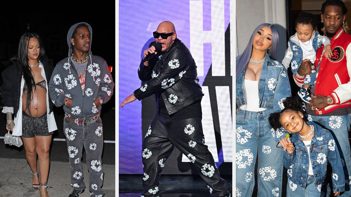 How Celebs Wear and Style Denim Tears Jeans and Apparel