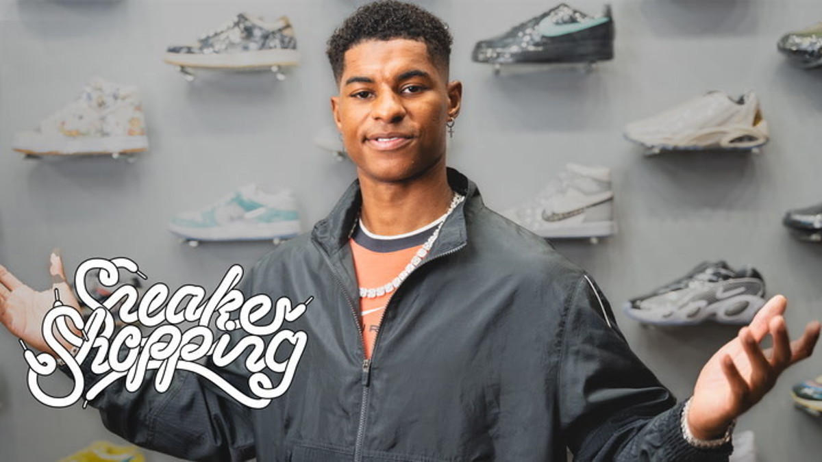 Marcus Rashford Goes Sneaker Shopping With Complex