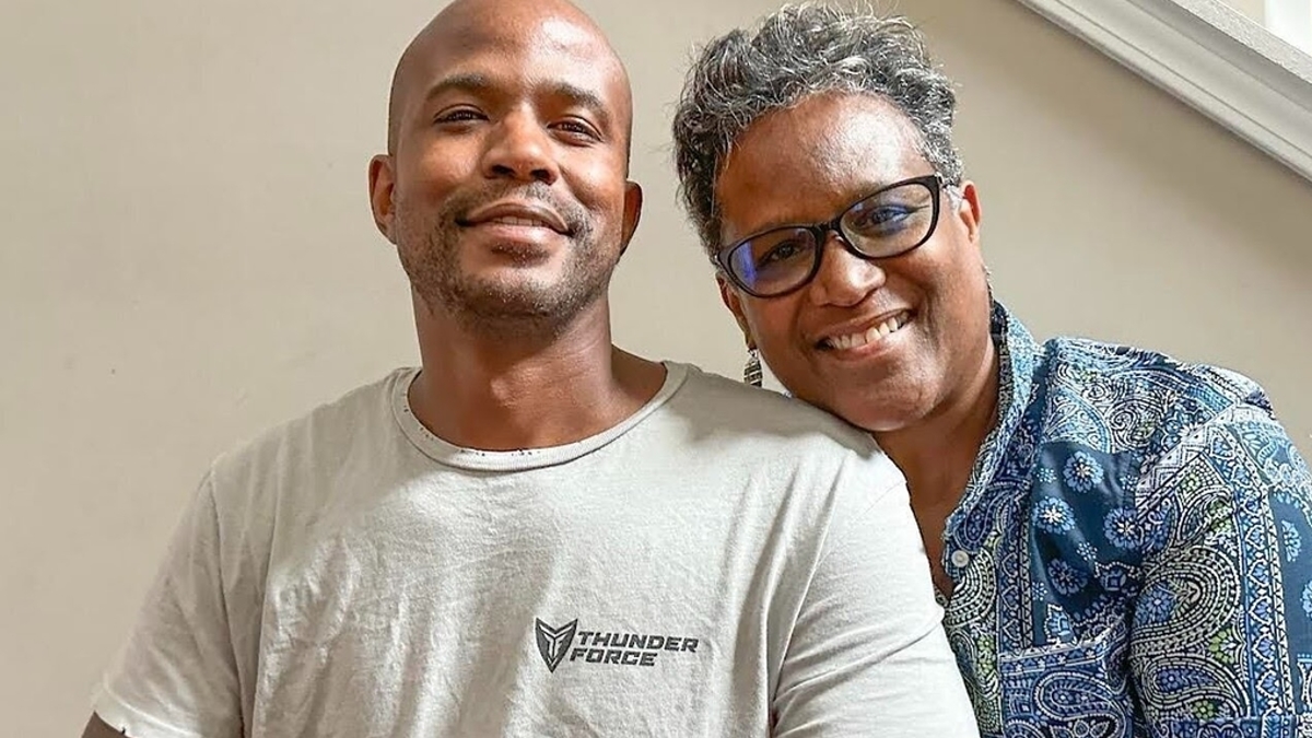black panther stuntman is pictured
