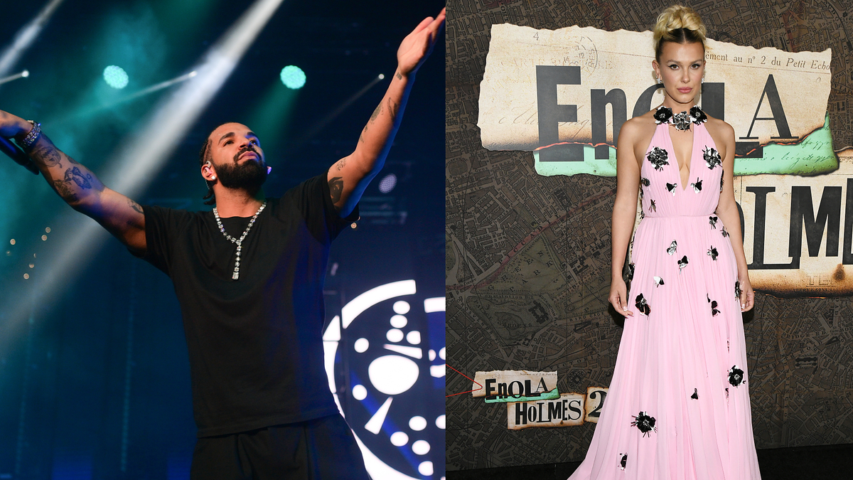 drake and millie bobby brown are pictured