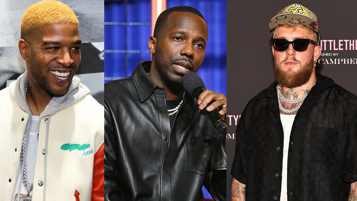 kid cudi, rich paul, and jake paul at events
