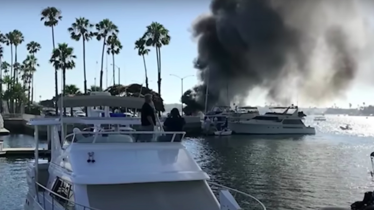 long beach boat fire