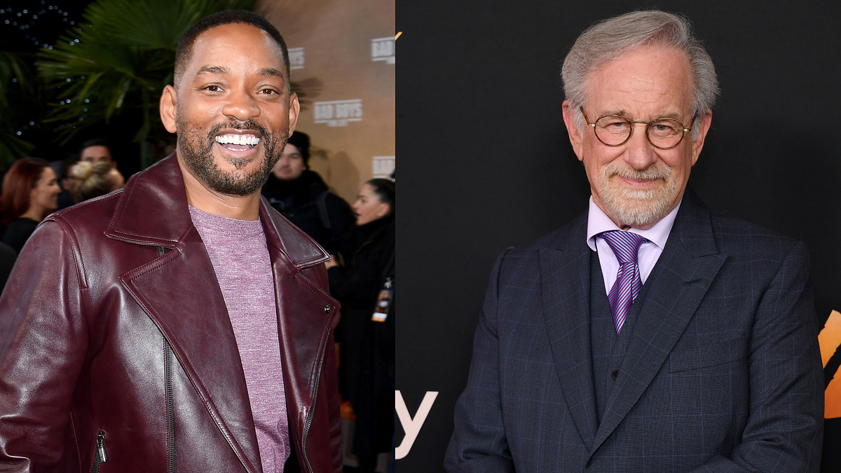 will smith and steven spielberg on red carpet