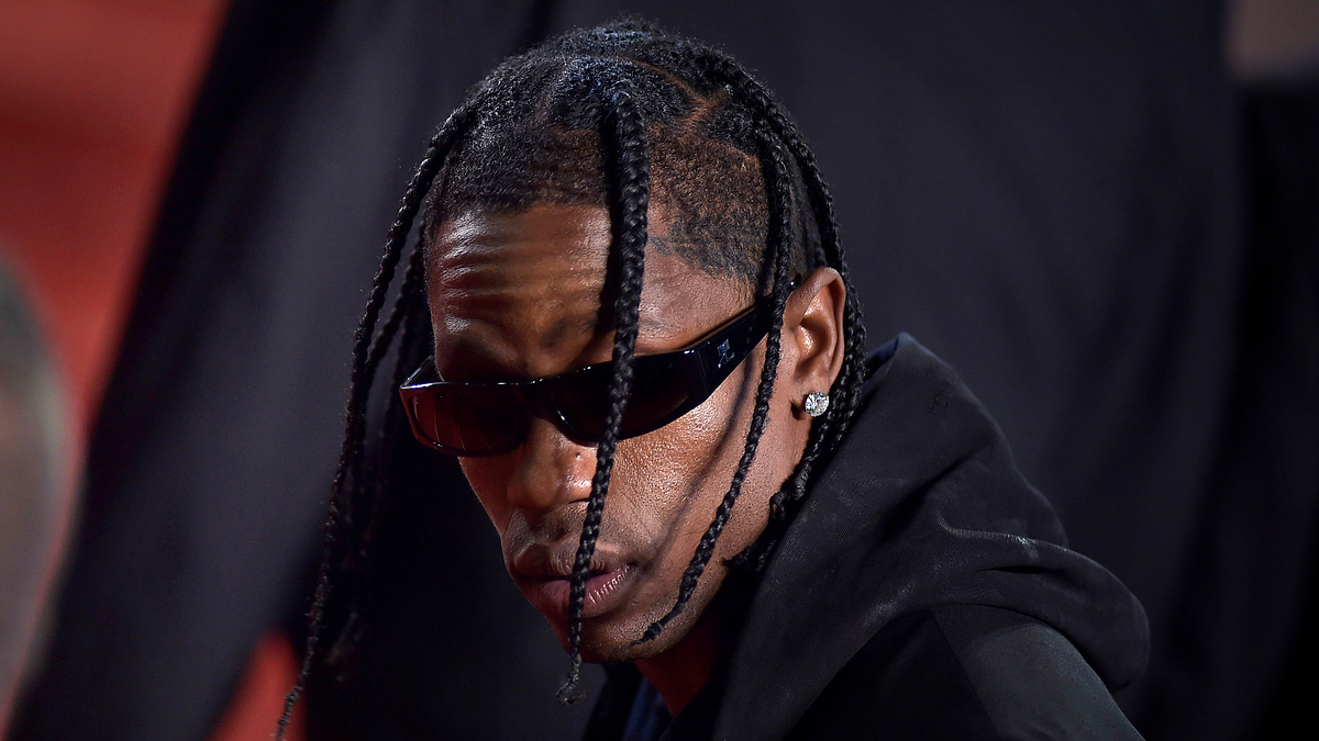travis scott at event for the idol