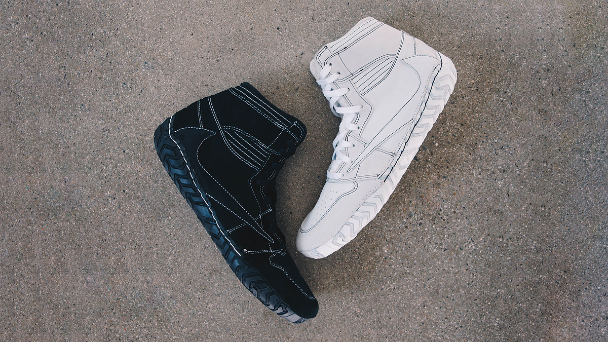 Jake Paul Travis Scott Air Jordan 1 Boxing Boots by The Surgeon