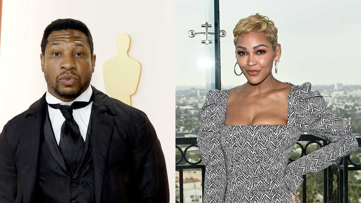 Jonathan Majors and Meagan Good