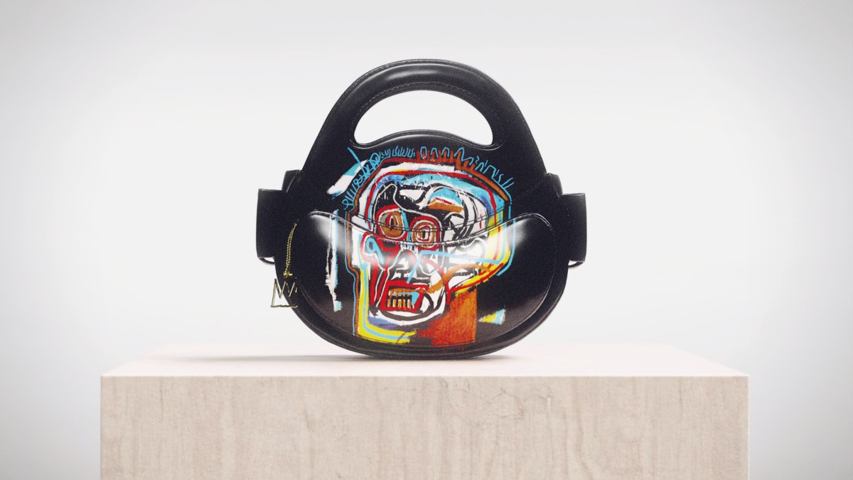 Homage Year bag made in collaboration with Basquiat estate