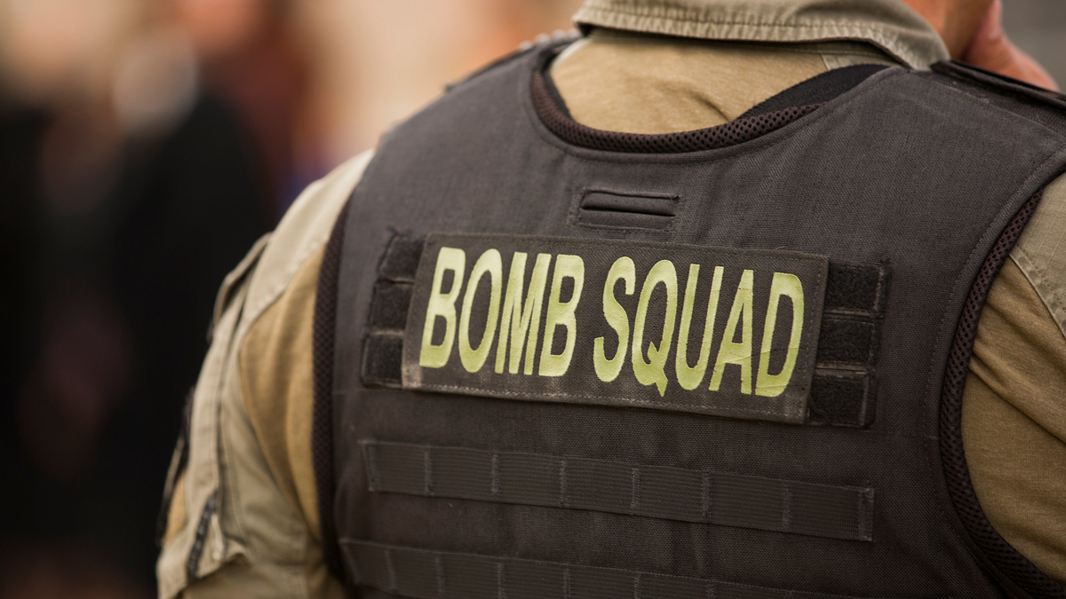 bomb squad tech is pictured