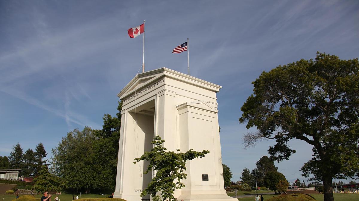 Statue in Surrey British Columbia