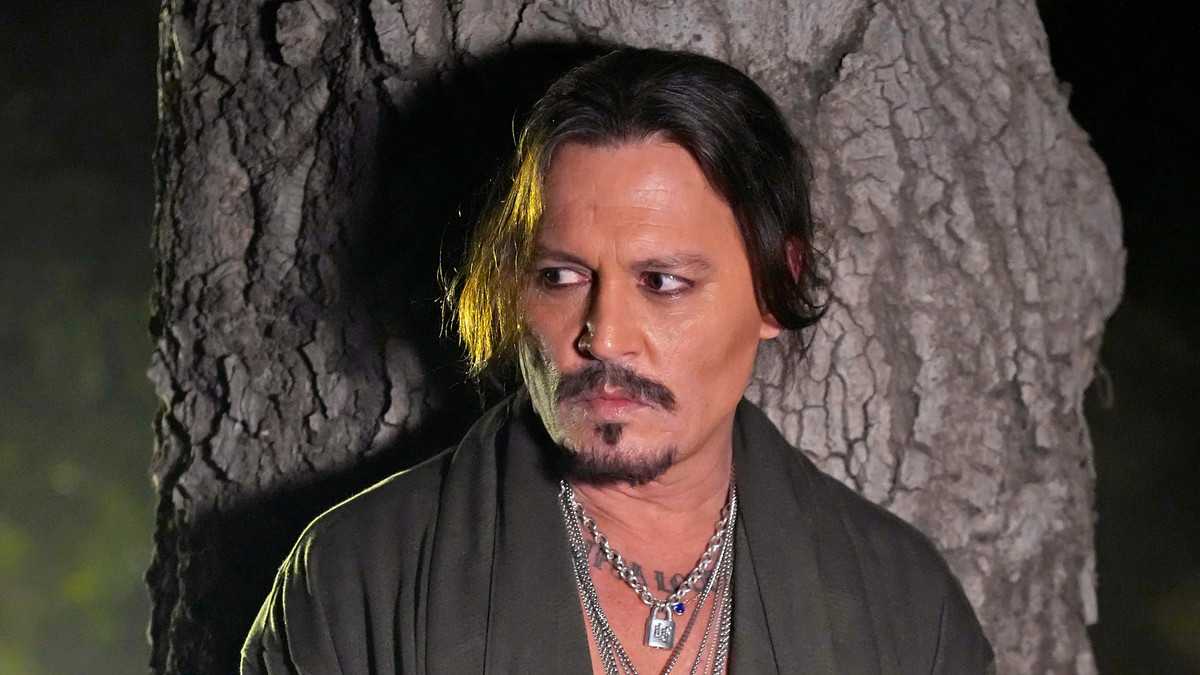johnny depp is seen in savage x fenty show