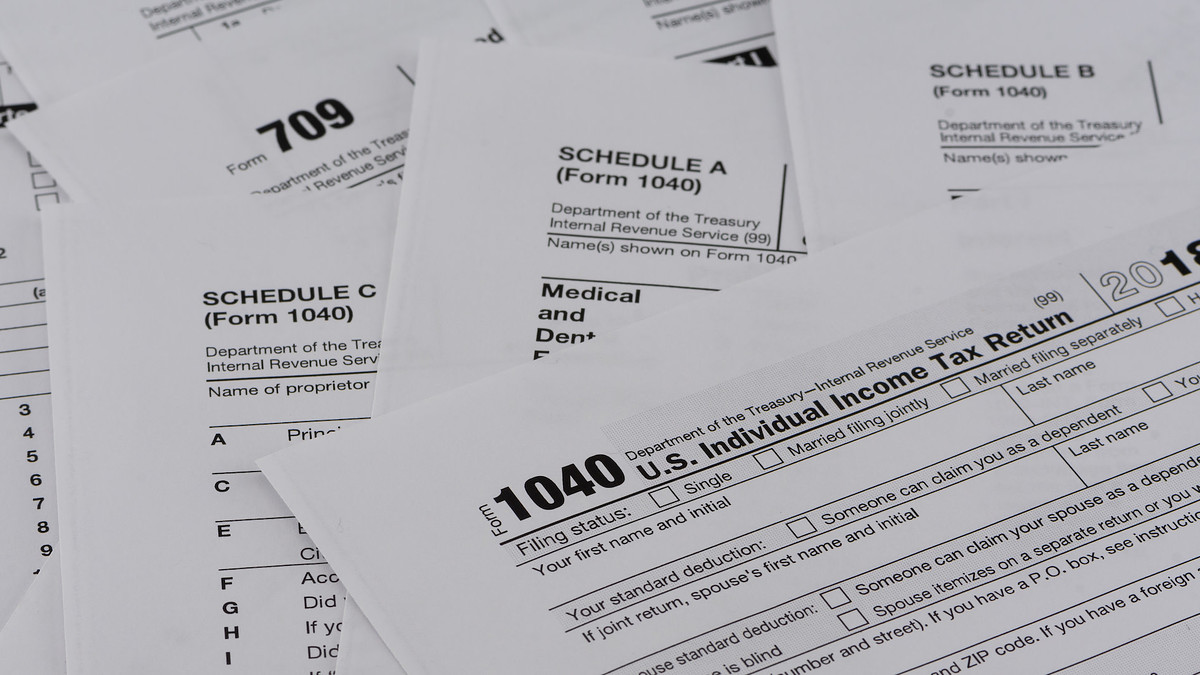 This is an image of IRS papers