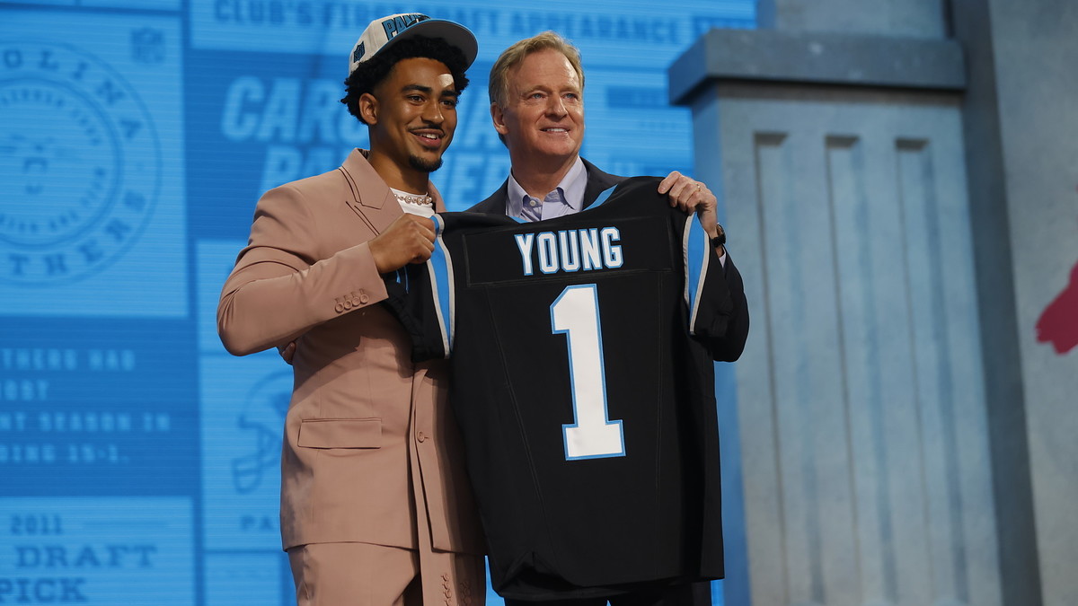 Bryce Young, quarterback for the Carolina Panthers