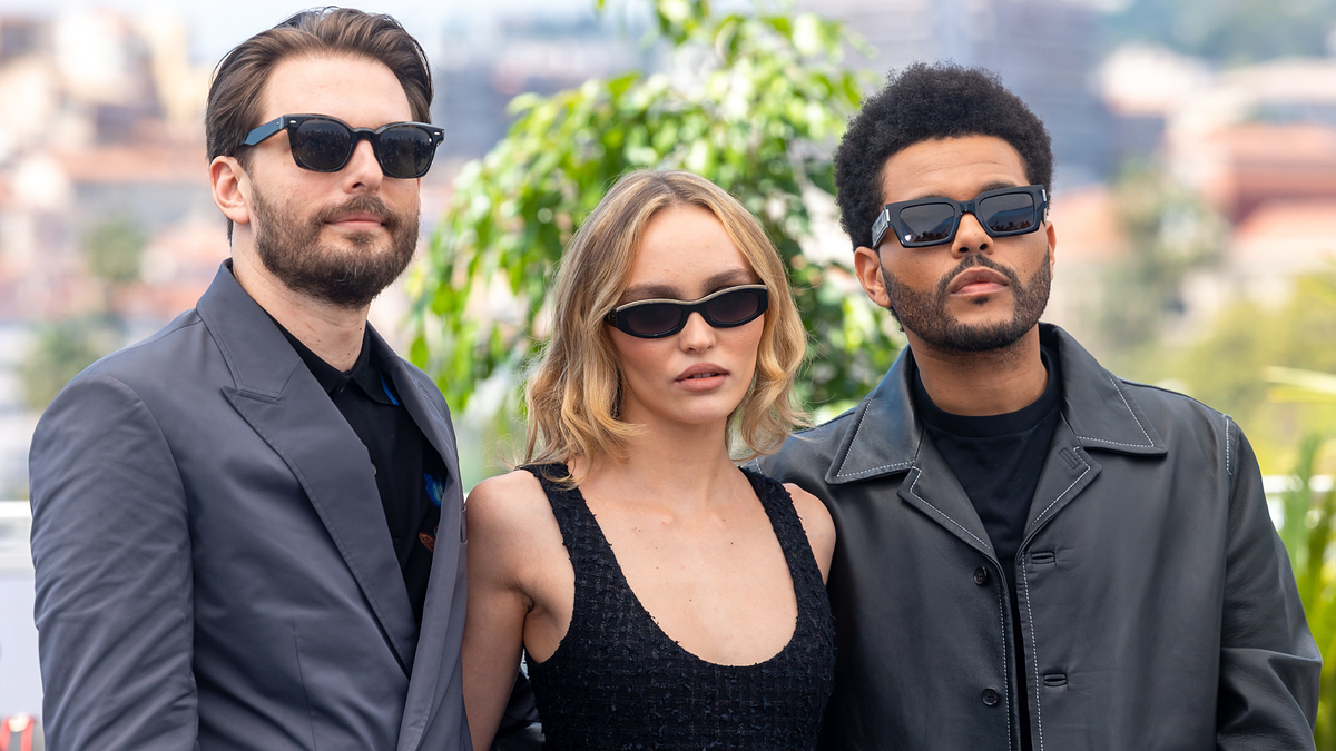 sam, lily, and abel at cannes festival