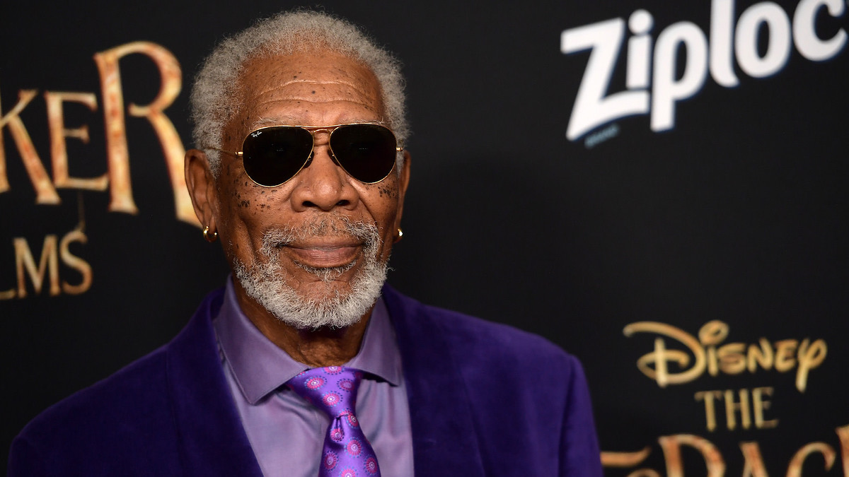 Morgan Freeman photographed in Hollywood