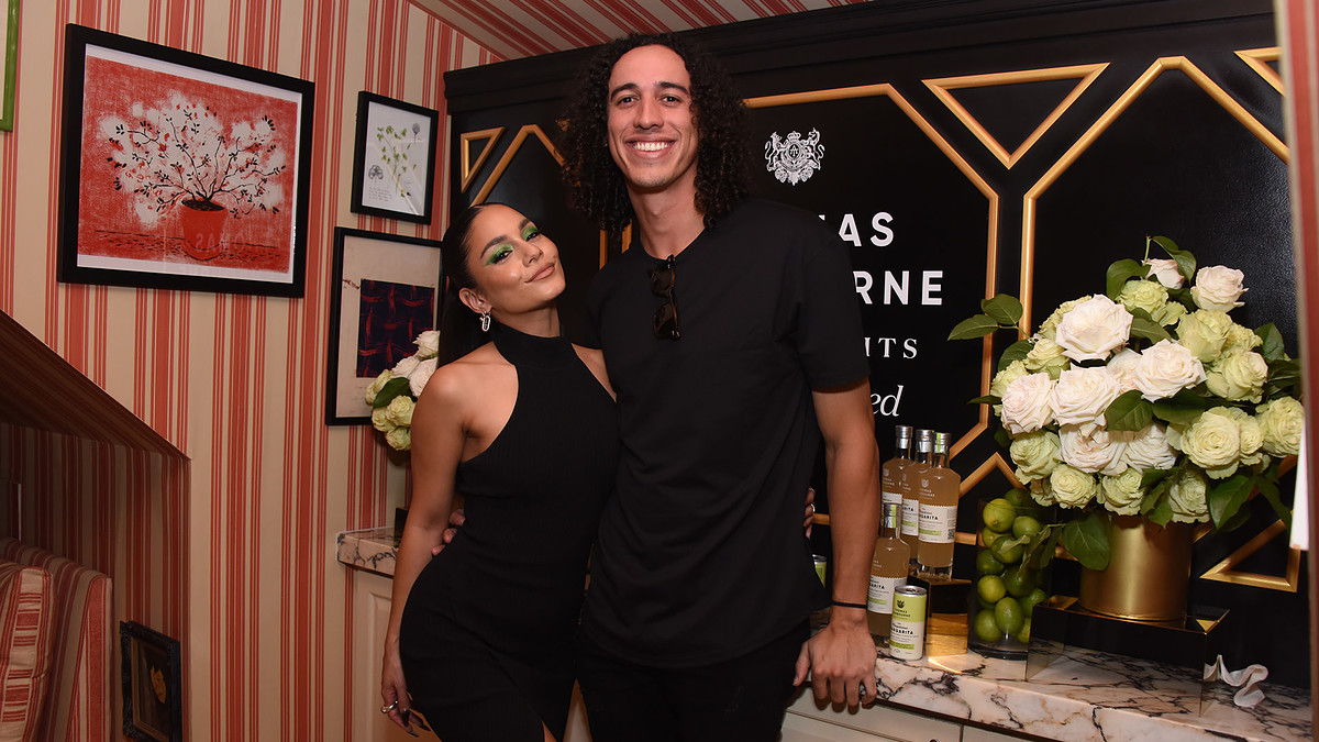 Vanessa Hudgens and Cole Tucker attend the Thomas Ashbourne Margalicious Margarita Dinner