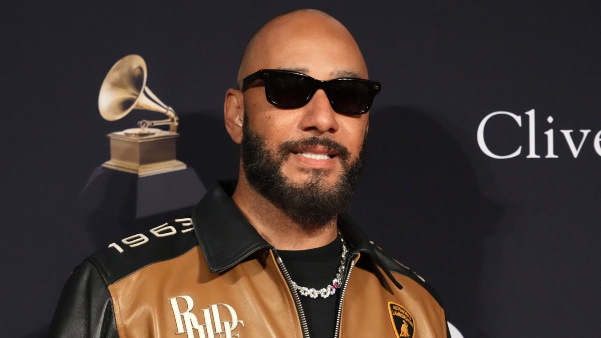 Photo of Swizz Beatz at an event. 