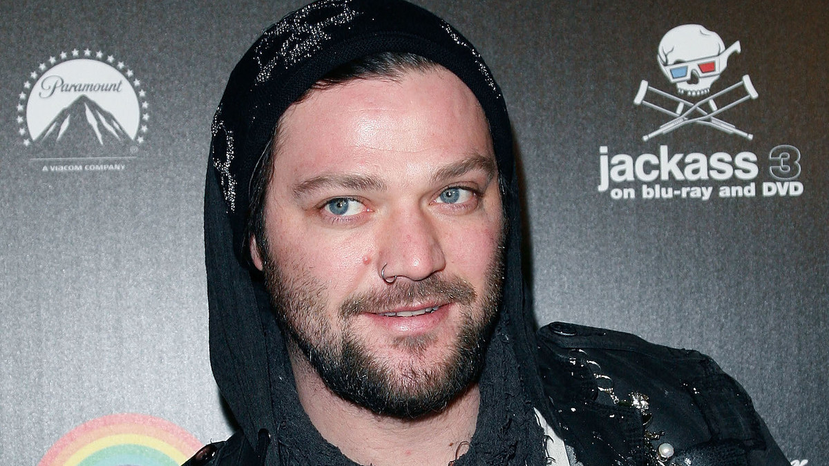 Bam Margera attends 'Jackass 3' premiere