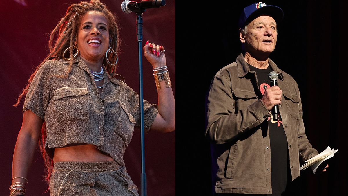 kelis and bill murray are pictured