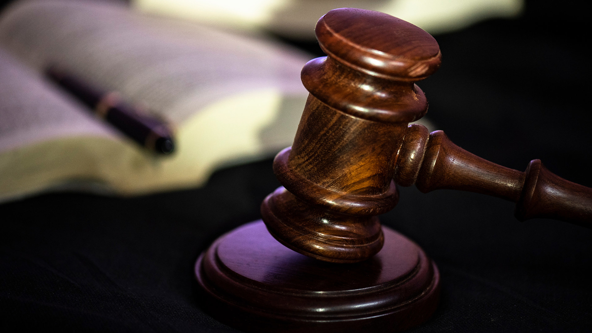 a judge's gavel is pictured