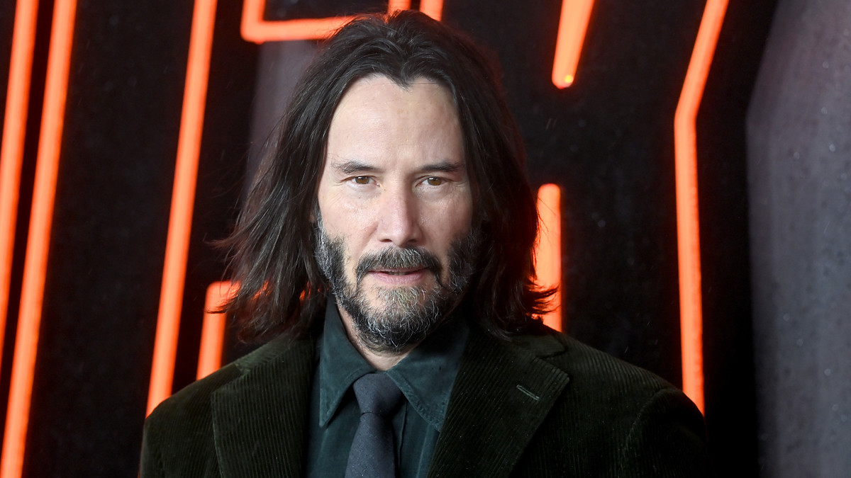 keanu reeves at john wick 4 premiere