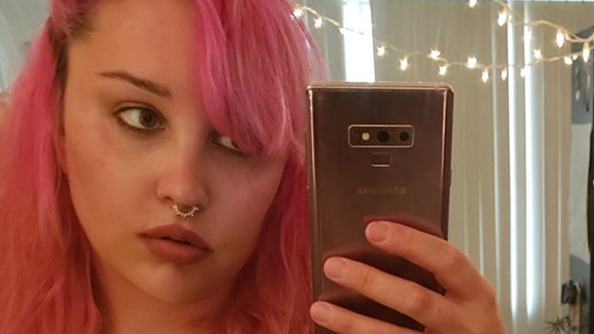 Amanda Bynes in a photo she shared on Twitter and Instagram in 2019