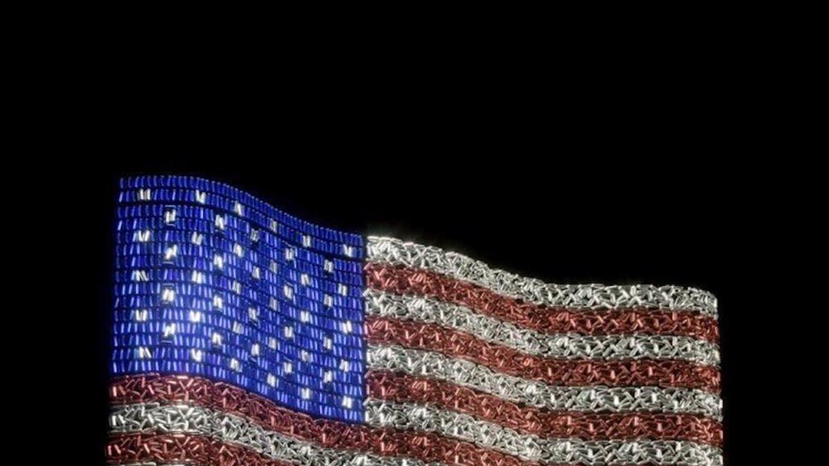 america has a problem beyonce flag in glitter