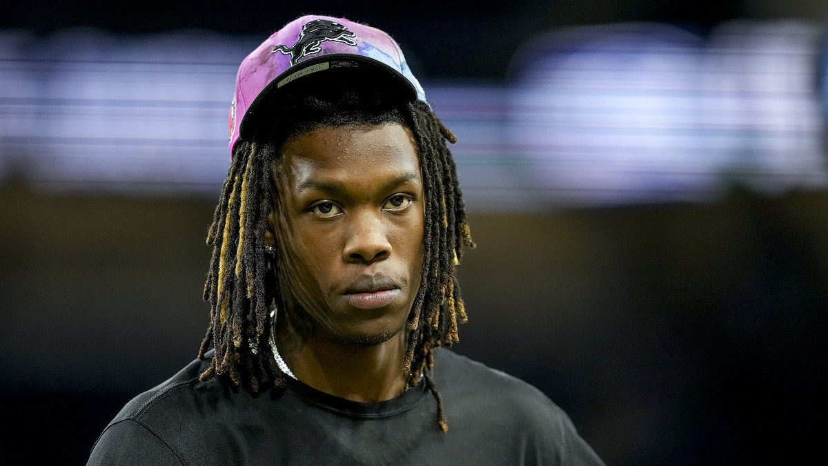 Detroit Lions wide receiver Jameson Williams
