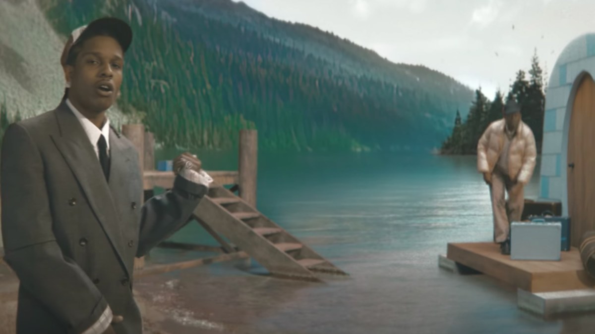 ASAP Rocky and Tyler in a new video for WHARF TALK