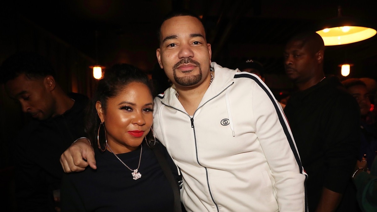 Angela Yee and DJ Envy attend Angela Yee's Birthday Party