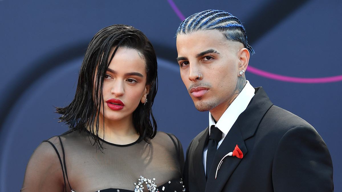 ROSALÍA and Rauw Alejandro attend The 23rd Annual Latin Grammy Awards