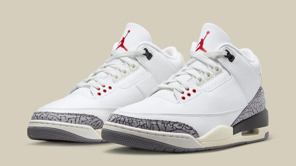Air Jordan 3 'White/Cement' Remastered DN3707-100 (Pair)
