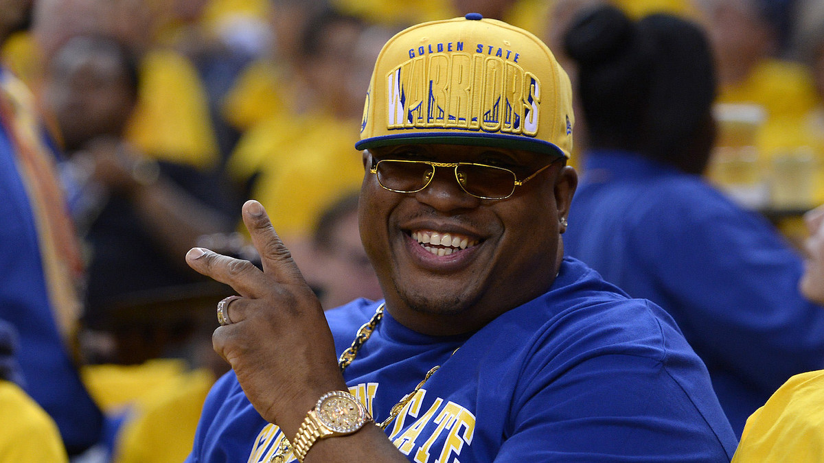 E-40 attends Golden State Warriors game
