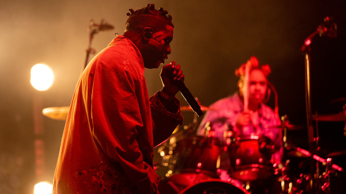 lil yachty performing live with his band