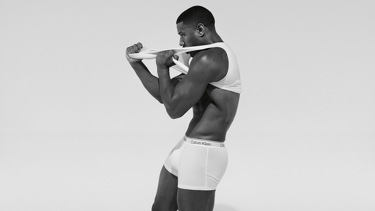 Michael B Jordan in the Calvin Klein Spring 2023 campaign