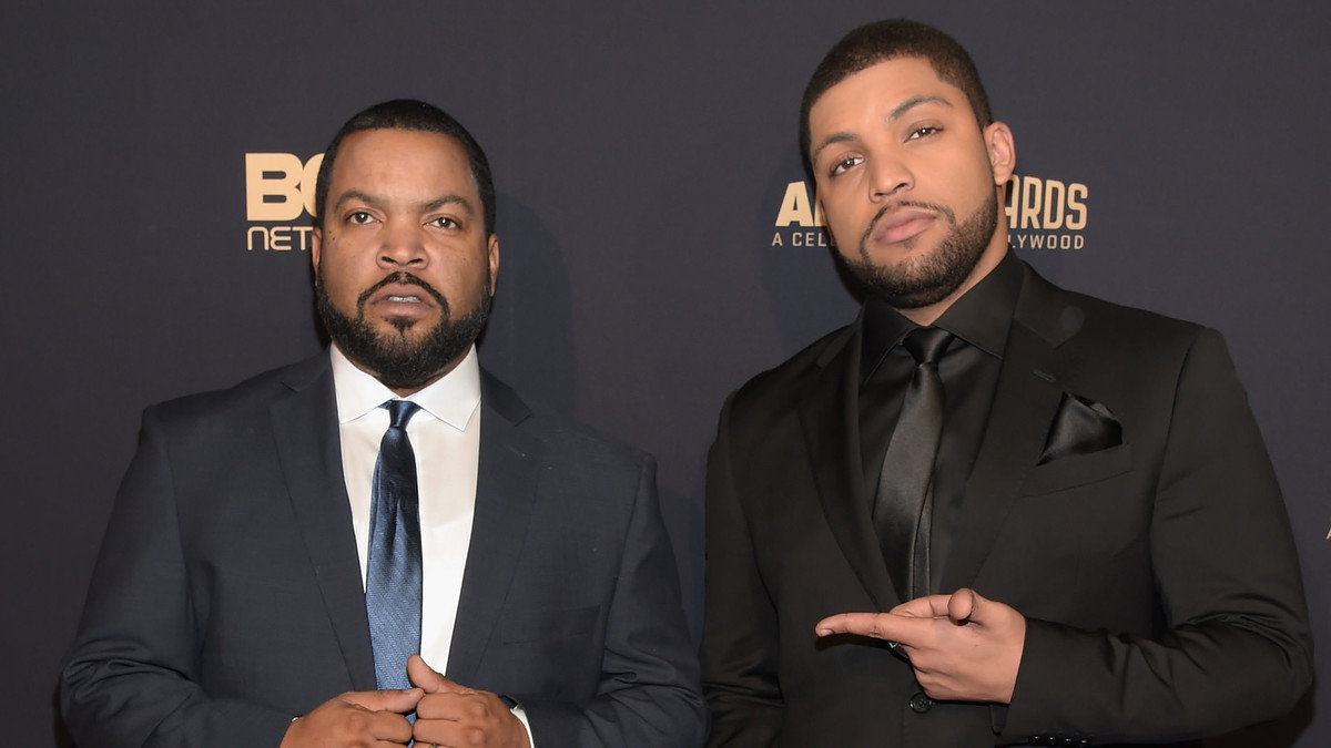 Ice Cube and actor O Shea Jackson Jr. attend the 2016 ABFF Awards A Celebration Of Hollywood.
