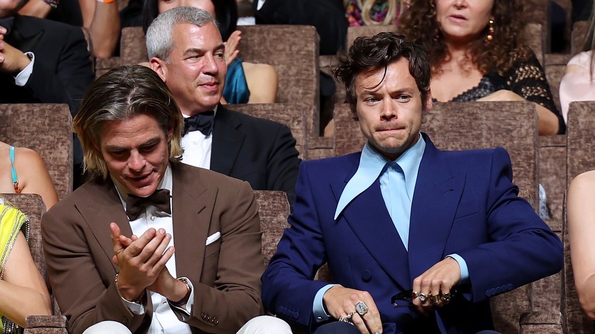 Chris Pine, Harry Styles and Gemma Chan attend the Campari Passion For Film 2022