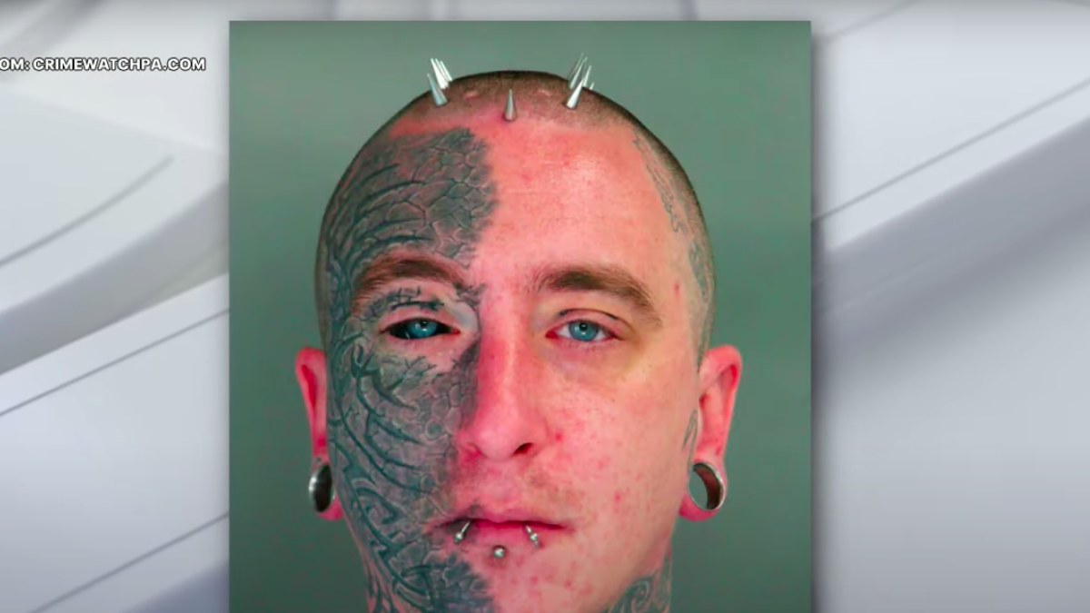 man seen in mugshot in body parts case
