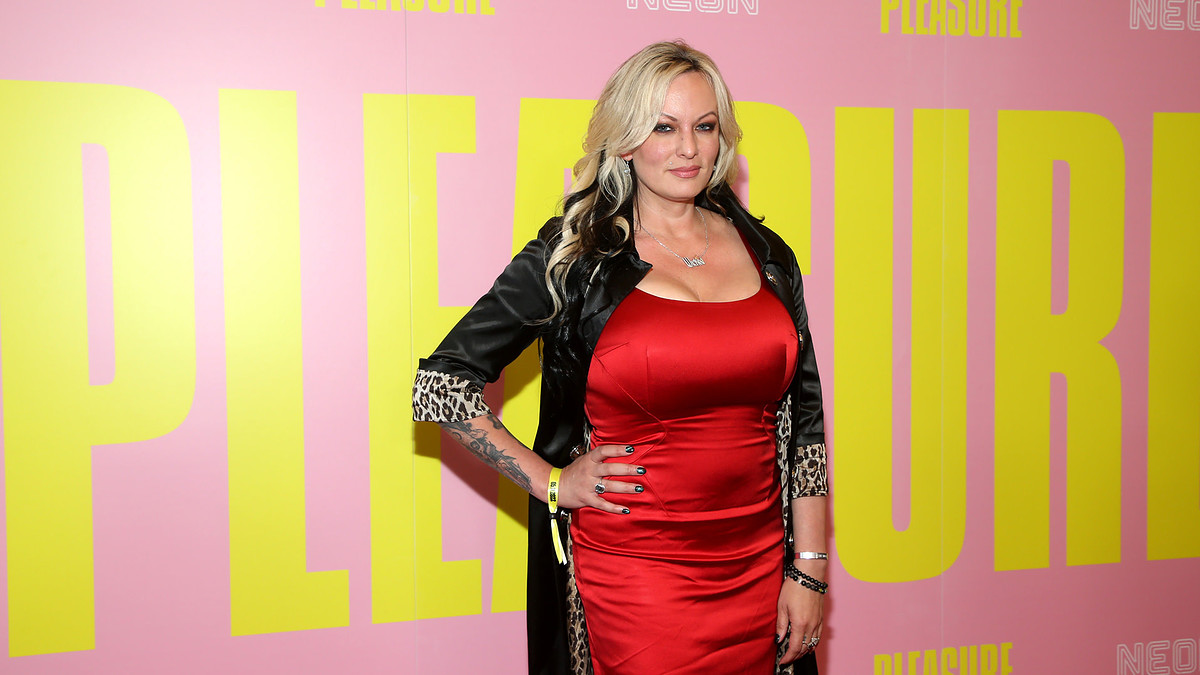 Stormy Daniels attends the Los Angeles Premiere Of Neon's "Pleasure"