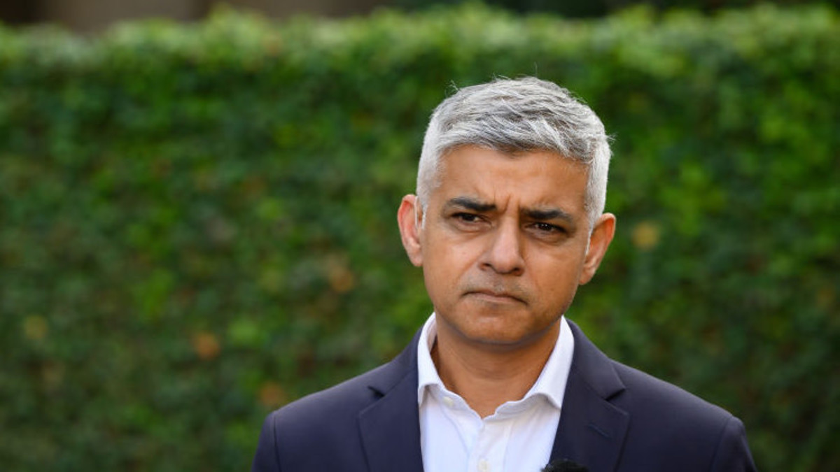 a getty image of MoL sadiq khan