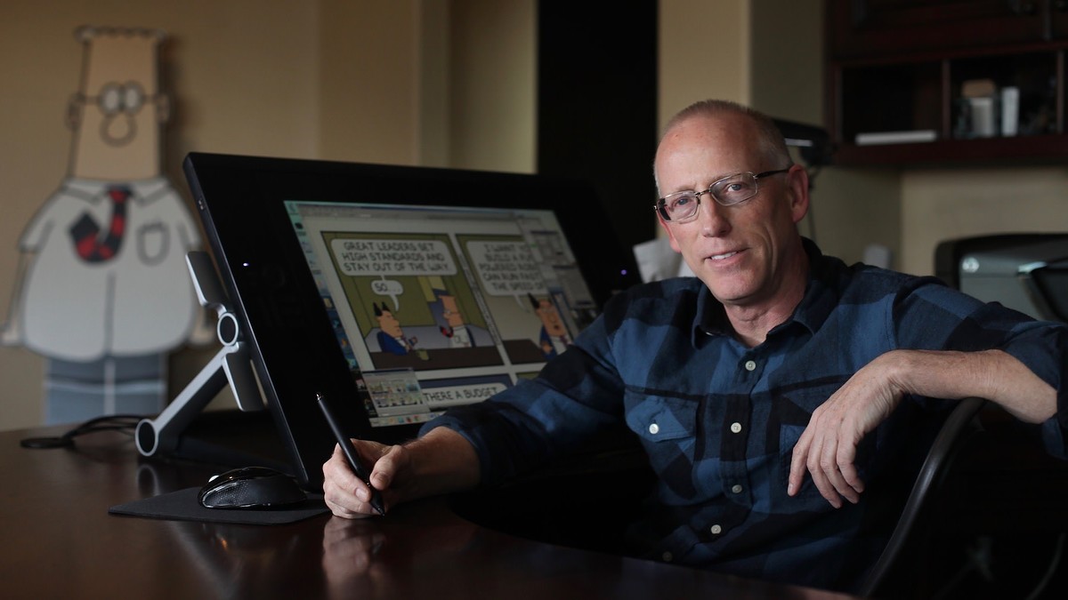 Scott Adams, cartoonist and author and creator of "Dilbert"