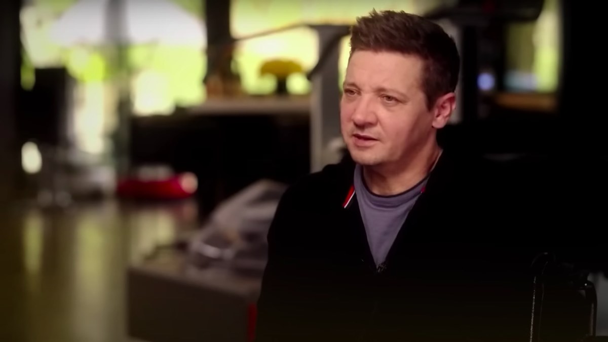 Jeremy Renner pictured in new interview