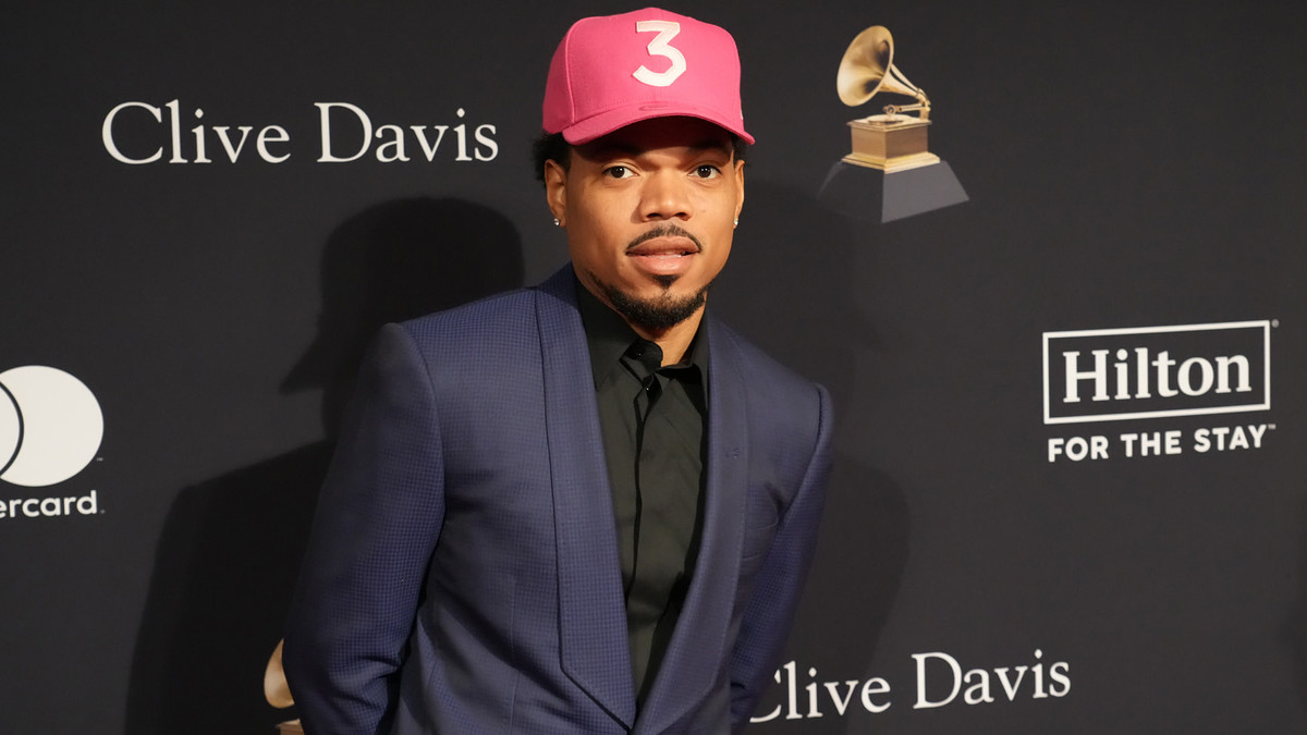 chance the rapper on the red carpet