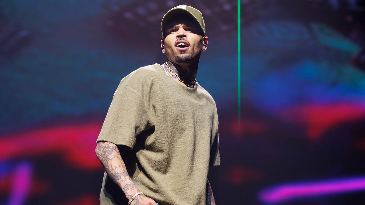 Chris Brown performs at O2 Arena in London