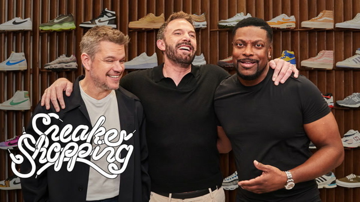 Ben Affleck, Matt Damon, and Chris Tucker Go Sneaker Shopping With Complex