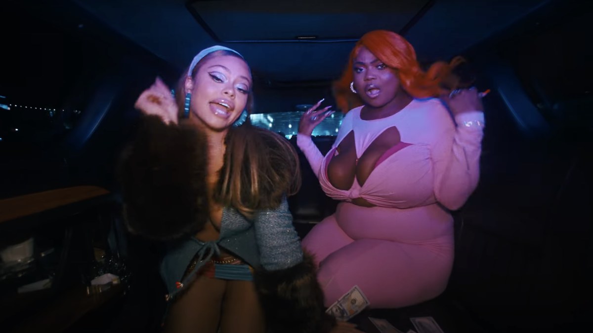 latto lottery music video is out now, this is a screenshot from the visuals