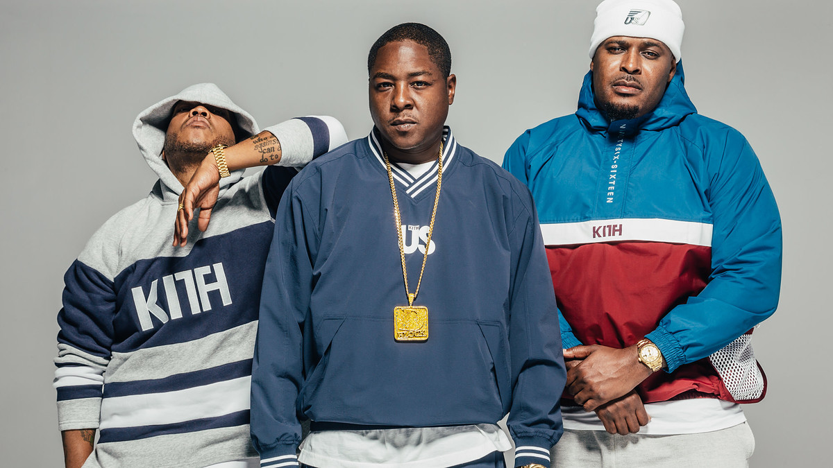 This is Kith's 96 Collection campaign featuring The Lox.