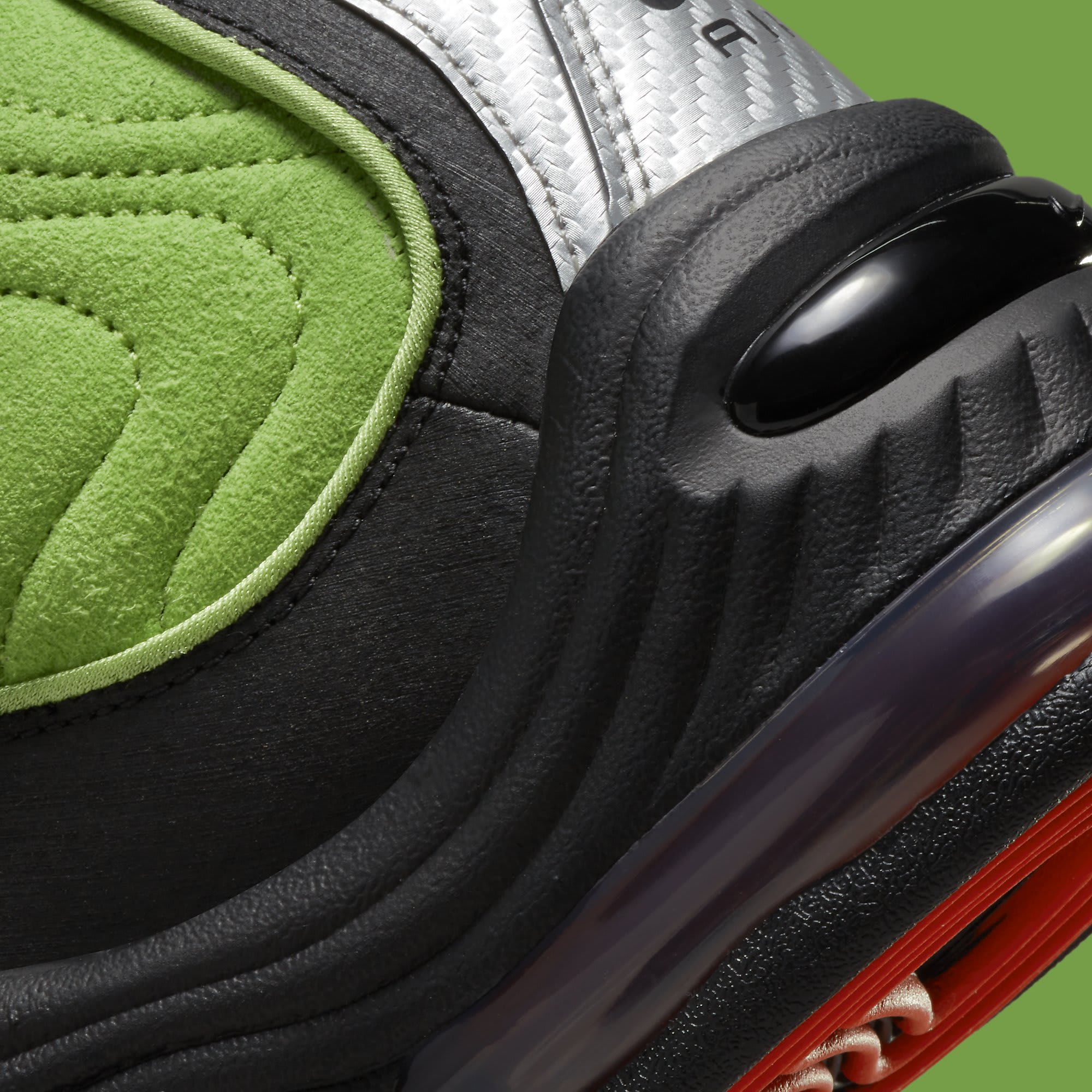 靴 NIKE Stussy Air Penny 2 Black Green US9 b4aa5da53e5c5ea8cfeaf6a006a6bc