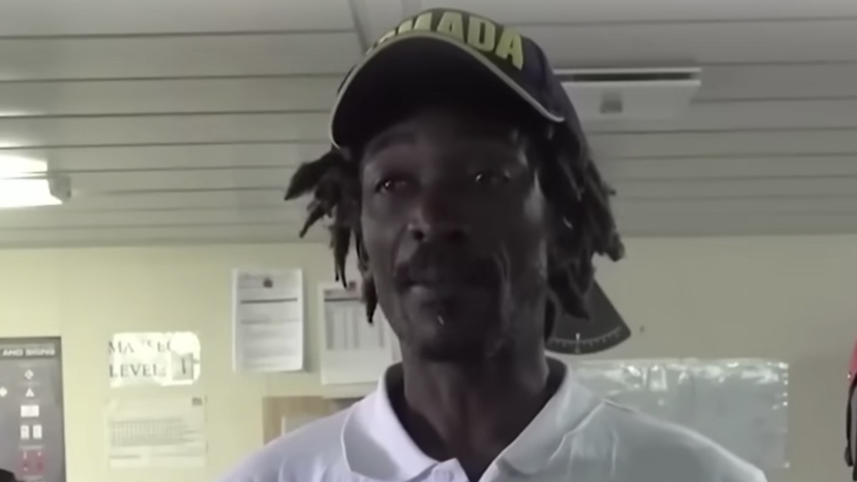Elvis Francois spent 24 days lost at in the Caribbean Sea